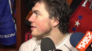 Tom Wilson, Jakub Vrana and T.J. Oshie talk with the media after a 5-3 win against the Philadelphia Flyers | Washington Capitals
