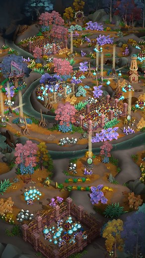 🪄 The Starfall event is now live in Sunrise Village! ✨ Dive into the magic and embark on an enchanting adventure. 🌲 | Sunrise Village