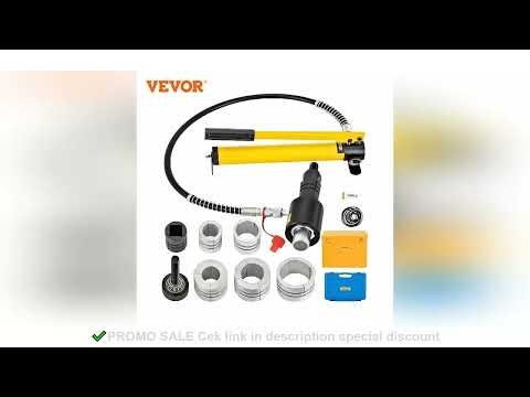 SucceBuy 10Ton Hydraulic Exhaust Pipe Expander Kit 1-5/8 to 4-1/4Inch Manual Automotive Muffler Pipe