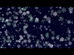 Snowflakes Falling Christmas Party Background - VJ Loop - Christmas Loop