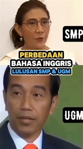 BAHASA INGGRISNYA BU SUSI PUDJIASTUTI LEBIH KEREN #jokowi #jokowidodo #susipudjiastuti