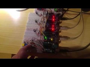 Communication I2C Cartes Arduino - 1 MAITRE - 3 ESCLAVES - v1.0 (Démo1)