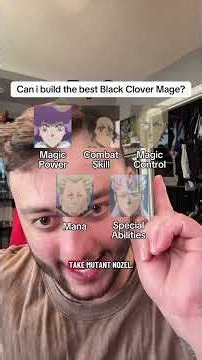 Can I build the best black clover mage? #blackclover #asta #anime #manga #anitok