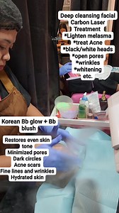 38K views · 190 reactions | Deep cleansing facial Carbon Laser...