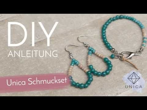 DIY Anleitung - Schmuckset Unica Perlen