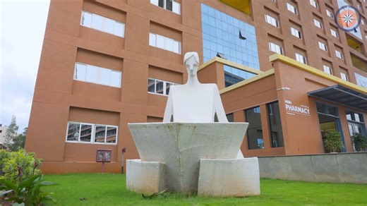 Every sculpture, mural, sketch and wall at PES University tells a story. It's a testament to the diverse thinkers and minds who move through it.Take a closer look — maybe you'll see more than what meets the eye. 👁️ #PESUniversity #NavigateTheRealWorld #SpiritOfPES #GoJags #CampusTour #Infrastructure #ArtOnCampus #CampusArt #StudentArt | PES University