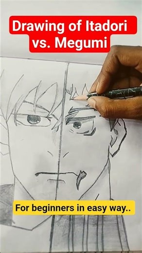 #sololevelingdrawning tutorials #art#portraitphotography #fineart #drawing #kakashihatake #gojo#sasu