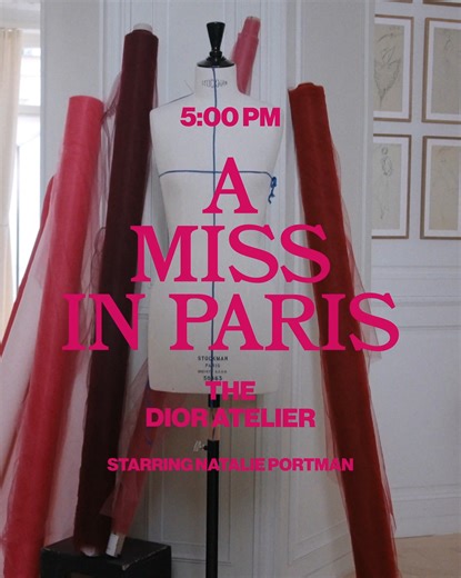 Join Natalie Portman next as she steps into her dress fittings for the Miss Dior campaign – an enamored soul turned rock icon. #DiorBeauty #DiorParfums #MissDior | Dior