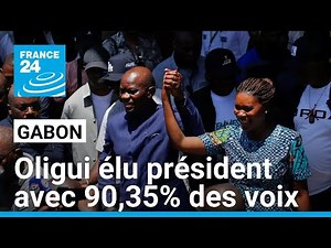Presidential election in Gabon: President Oligui elected with 90.35% of the vote • FRANCE 24