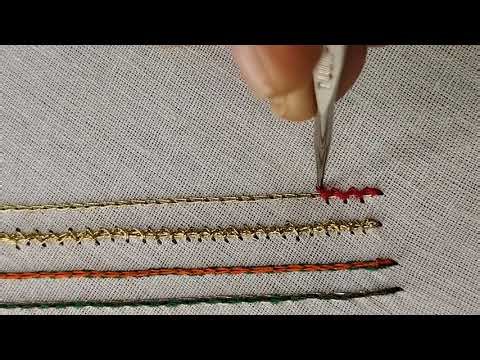Aari Work Class-18 | Small zig zag stich |