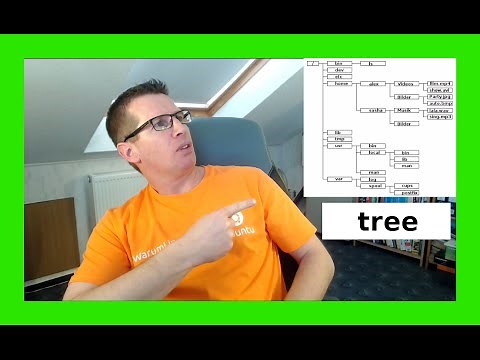 Dateisystembaum im Terminal anzeigen Verzeichnisstruktur directory tree Ubuntu Linux [Deutsch/German