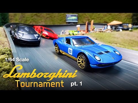Lamborghini Tournament Pt. 1 Diecast Car Racing