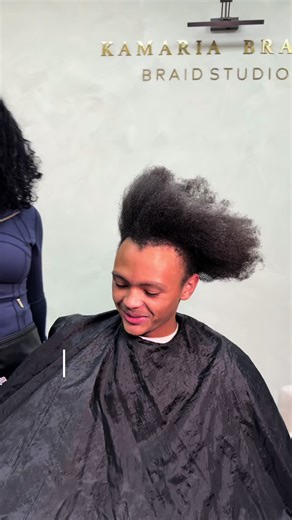 Braiding My Little Brother's Hair: Stitch Braids Tutorial