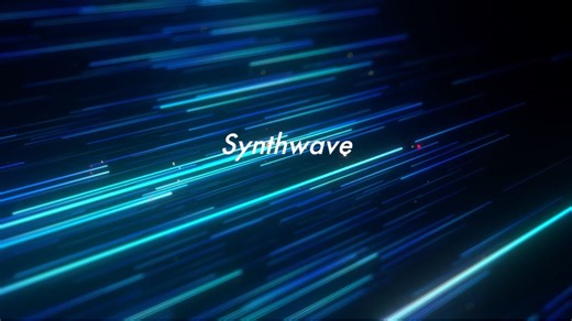 Synthwave📟AI编曲 音乐可视化