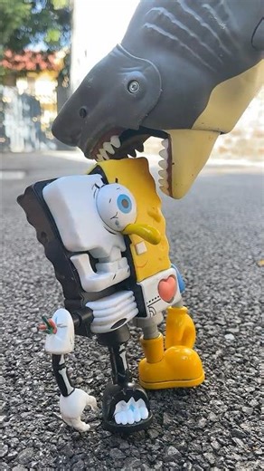 Satisfying with Unboxing 2 SpongeBob & Shark Fun Toys Videos ASMR #spongebob #toys #shorts