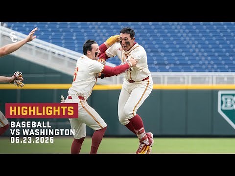 Baseball - USC 6, Washington 5: Highlights (05/23/25)