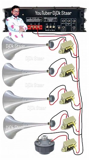 DjDk Staar | Loudspeaker transformer connection Idea's to amplifier 100ohm's #viralreels | Instagram