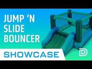 Little Tikes Jr. Jump 'n Slide Bouncer Showcase