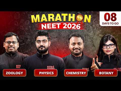 NEET 2026 Crash Course 🔥 | 8 Days to Go | Full PCB Revision | NEET Marathon