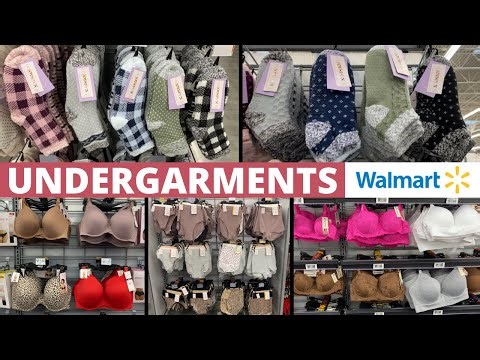 💛NEW WALMART UNDERGARMENTS ARE IN STOCK‼️WALMART SHOP WITH ME | WALMART INTIMATES | WALMART BRAS