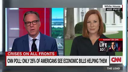 55K views · 841 reactions | CNN's Jake Tapper presses White House press secretary Jen Psaki about a tweet from President Joe Biden's chief of staff Ron Klain endorsing the idea that inflation is a "high-class problem." | CNN | Facebook