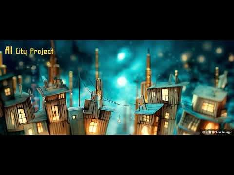 AI animation [AI City project] trailer (감독: 전승일/2025) #aiart #animation #mediaart #midjourney