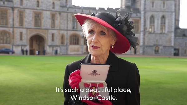 Anita Dobson says she is 'extremely happy' as she is made OBE for charity work