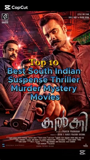 10 South Indian Suspense Thriller Mystery Thriller Movies #top10 #suspensethriller #southmovies