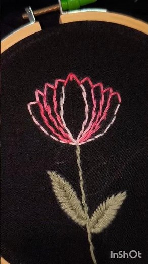 embroidery design short video #shorts #trending #stitch #embroidery