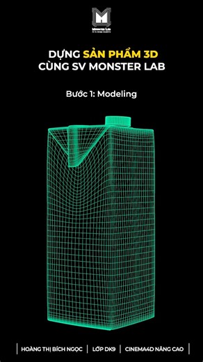 1.7K views · 12 reactions | Student project | 3D Rendering SV Hoàng Thị Bích Ngọc - Chuyên ngành Thiết kế đồ họa K9 | Monster Lab | Facebook