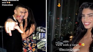 Model Lucciana Beynon goes on V-day date with boyfriend Wes Nelson