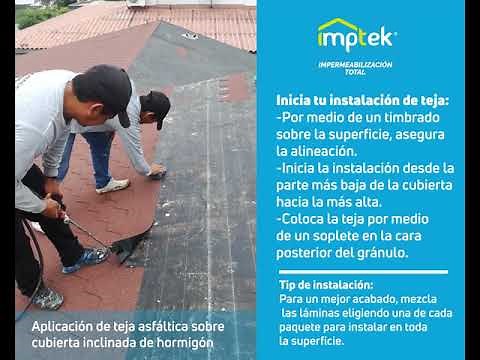 Proceso de Instalación de Teja Asfáltica
