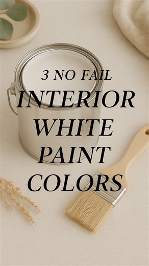 Here are 3 of the best white paint colors for interiors — timeless, versatile, and designer-approved — along with why they stand out: ☁️ 1. Benjamin Moore Swiss Coffee (OC-45) Why it’s great: • Warm inviting: Has a creamy undertone that feels cozy but still fresh. • Designer-approved: Used by designers like Shea McGee for a soft, livable white. • Flexible lighting: Glows warmly in low light but still feels airy in bright rooms. 💡 Best for: bedrooms, kitchens, and homes with north-facing or cool
