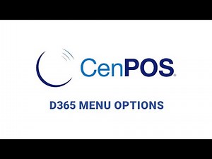 How to Navigate Menu Options with CenPOS D365 Integration | Elavon, Inc.