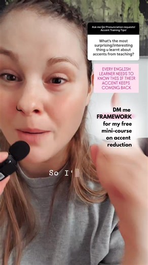 SHARING MY SECRETS!! DM me TOP TIPS if you want my FREE guide to efficient & effective accent reduction