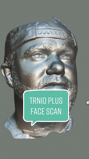 Use Trnio Plus to create a 3D face scan! Perfect for professional projects, or just for fun! This was done using only 28 high quality photos imported into Trnio Plus, it’s that easy! Try it today for free on the App Store 😁🤳#trnio #trnioplus #3dscan #3dfacescan #3dface #lidar #photogrammetry #3dscanning #3dmodel #3dmodels #3dmodeling #sketchfab #blender #fyp #foryou #foryoupage #explore #FindYourEdge