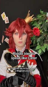 Riddle Rosehearts tries to speak like Cater Diamond | Twisted Wonderland Cosplay