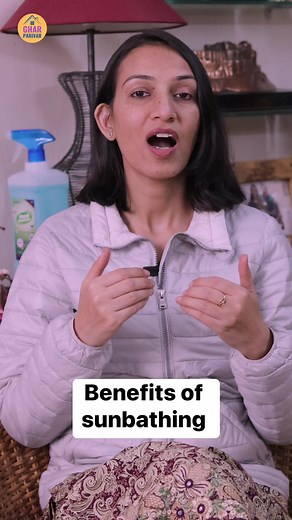 30K views · 1.1K reactions | Amazing benefits of sitting in the sun #health benefits of sunbathing #reels | Ghar Parivar | Facebook