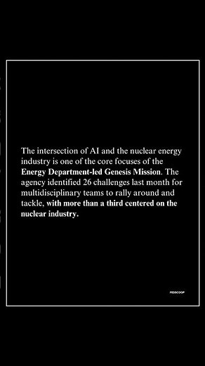 Energy Department speeds up nuclear regulatory process with AI