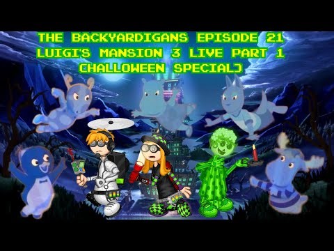 The Backyardigans Episode 21 Luigi's Mansion 3 LIVE Part 1 (Halloween Special)
