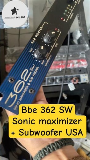 Bbe 362 SW Sonic maximizer + Subwoofer original usa dapatkan di Artstar Music audio soundsystem