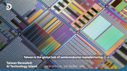 2.3M views · 959 reactions | Taiwan is the new hub of semiconductor innovation, leading the way in AI advancement!  Taiwan Revealed: AI Technology Island premieres Sat May 24 at 5:00PM 外交部 Ministry of Foreign Affairs, ROC（Taiwan） #TaiwanRevealed #AISolutions #SemiconductorInnovation #TaiwanTech | Discovery Channel India | Facebook