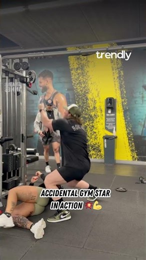 Gym Chaos Alert – Cable Machine Turns Into Hilarious Jungle Gym Fail