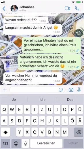 2.4K views · 14 reactions | Ich bekomme einen Anruf und mir wird mitgeteilt, dass ich über eine Million Euro gewonnen habe, aber ich habe sofort den Verdacht, dass das ein Scherz von meinem besten Freund ist, also dreh ich den Spieß um.  | Textgeschichten | Facebook