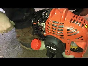 How to start a Echo trimmer