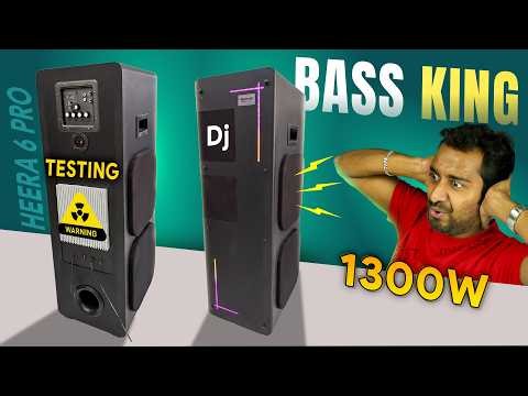 1300W of CRAZY BASS! 🤯 Flowbeats Heera 6 Pro DJ Tower Speaker: Best Party Speaker?