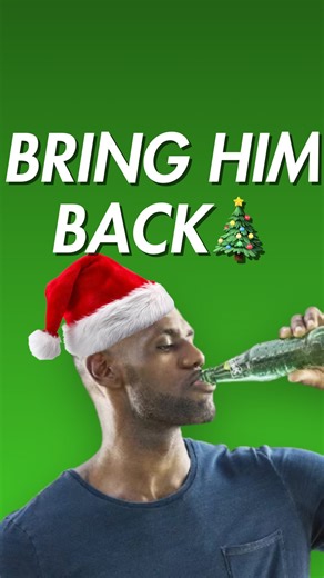 Justin Leusner on Instagram: "Protesting LeBron’s removal from the Sprite Cranberry commercial🎅🥤"