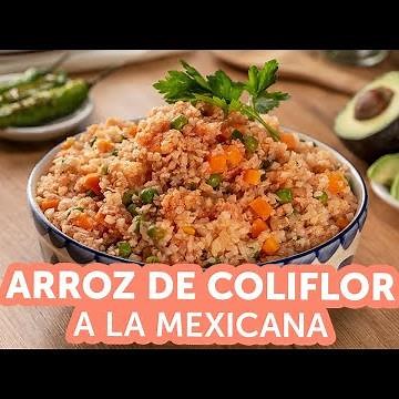 Arroz de coliflor a la mexicana | Kiwilimón