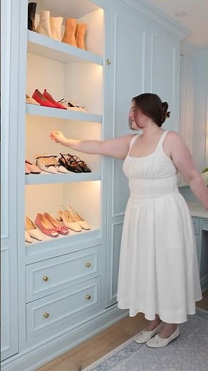 My DIY walk-in closet 🩵