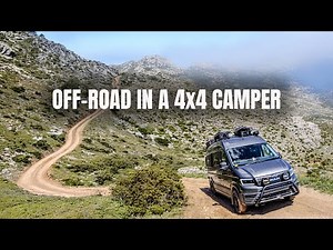 Testing a (Heavy) MAN TGE 4x4 Campervan Off-Road | Camping Off-Grid in the Mountains